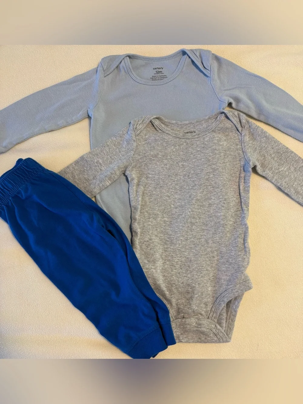 Huge Lot Baby Boy Cool Weather 6-18M Pants Tops 33 pcs Carter’s Old Navy